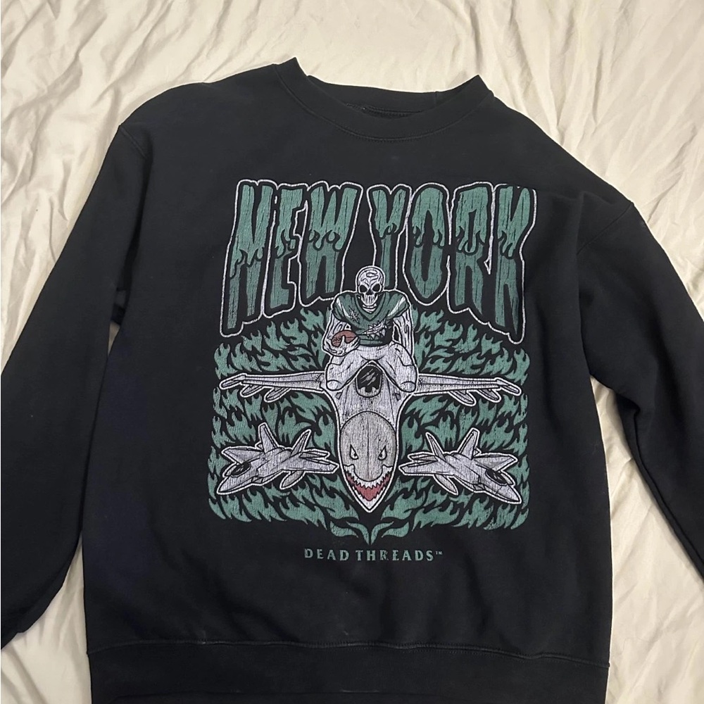 New York Jets - Crewneck - Large - DEAD THREADS